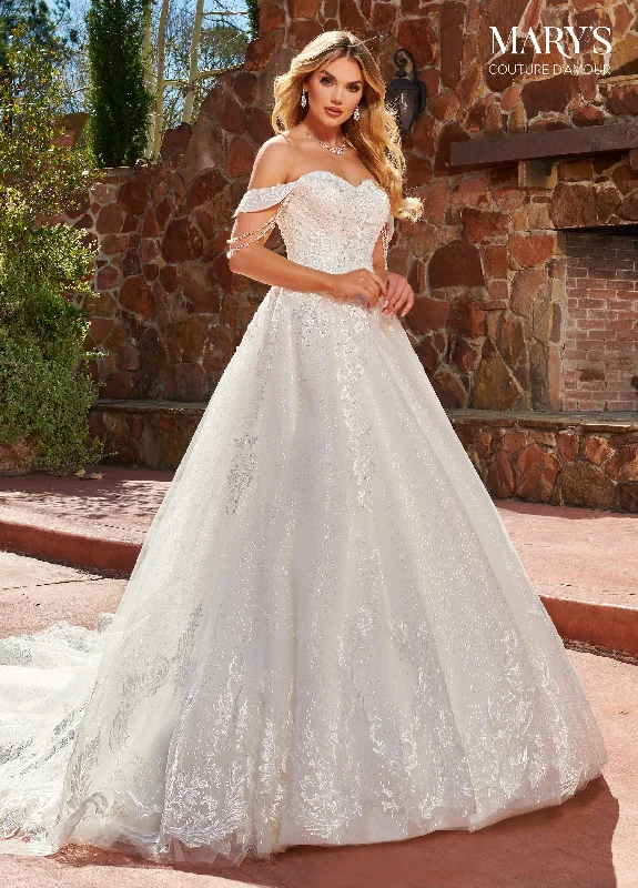 Sequin Sweetheart Bridal Ball Gown by Mary's Bridal MB4137