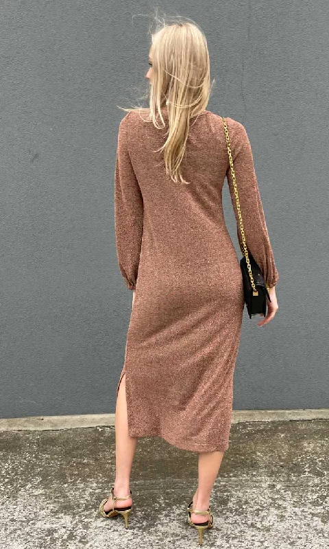 HOSS Glam Dress - Copper